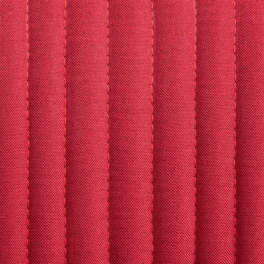 Chaises à manger lot de 2 rouge bordeaux tissu - 7