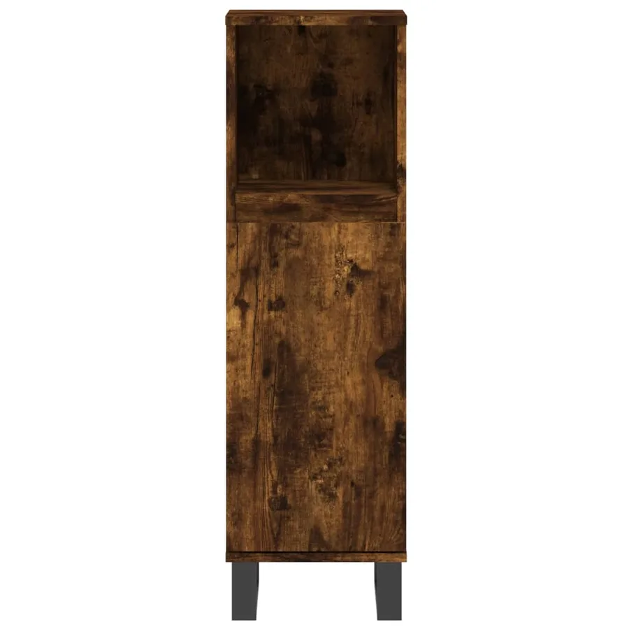 Ensemble d'armoires de salle de bain 3 pcs chêne fumé - 8