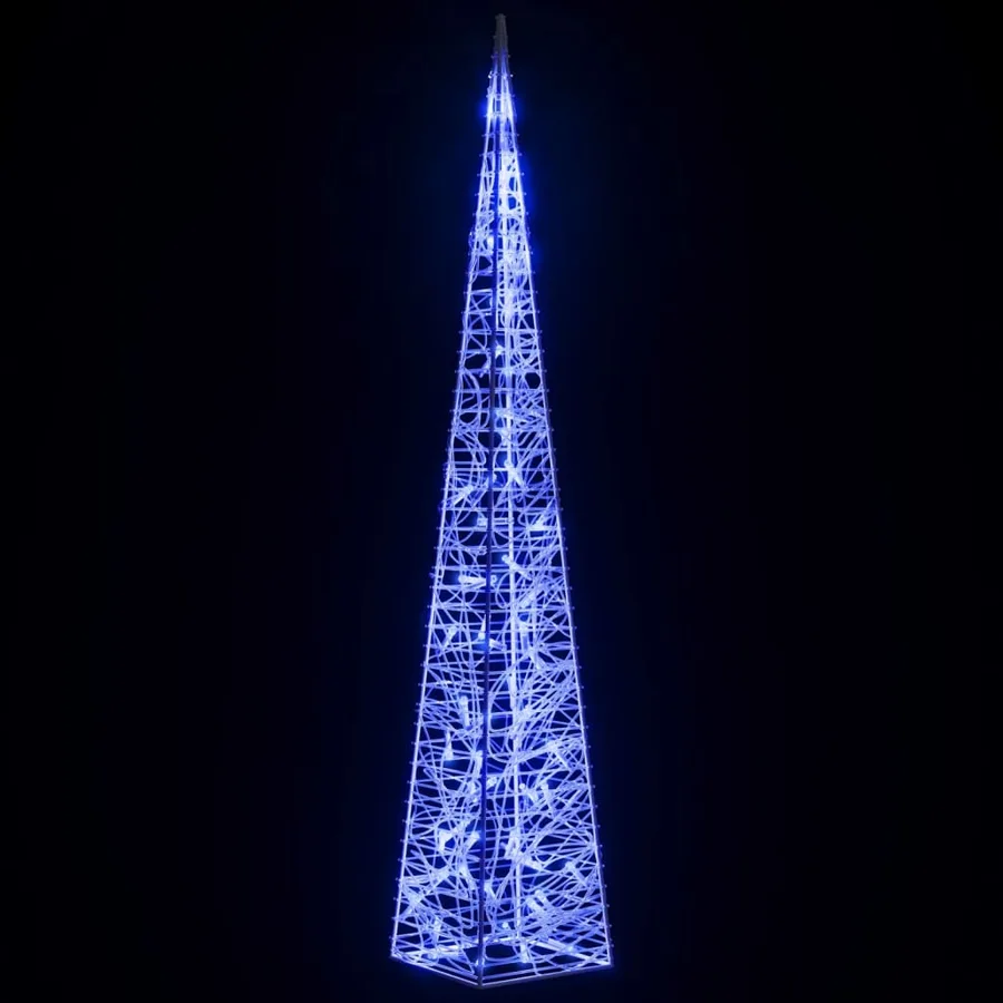 Cône lumineux décoratif à LED Acrylique Bleu 120 cm - 4