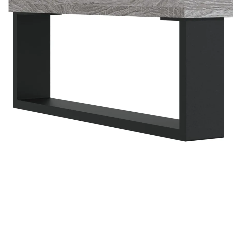 Table basse sonoma gris 55x55x36,5 cm bois d'ingénierie - 9