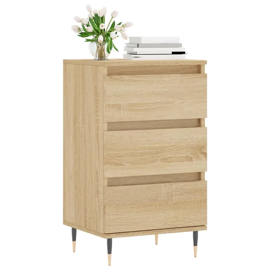 Buffet chêne sonoma 40x35x70 cm bois d'ingénierie - 3
