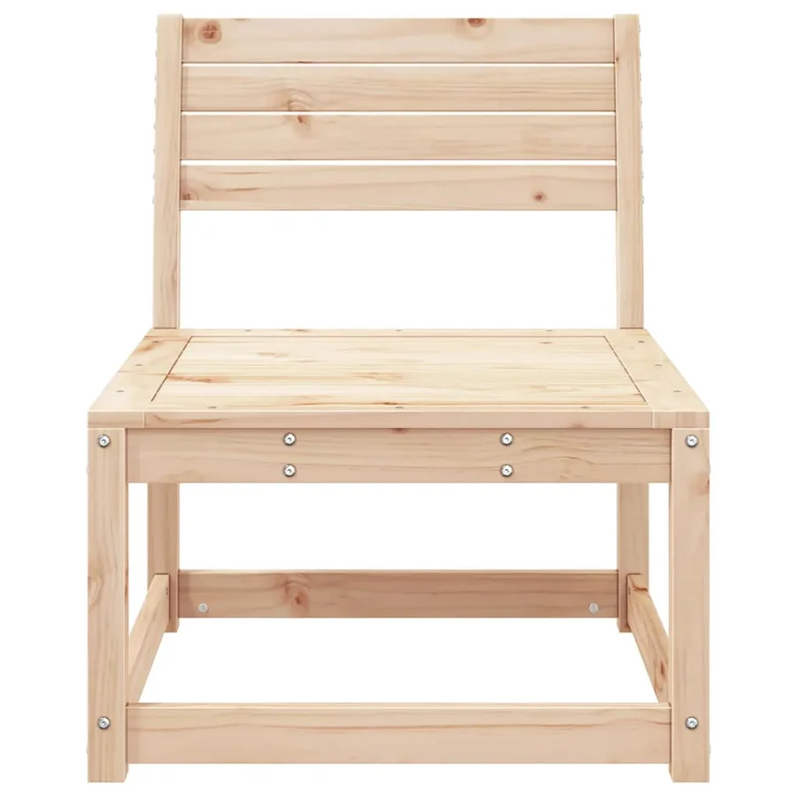 Canapé de jardin bois de pin massif - 4
