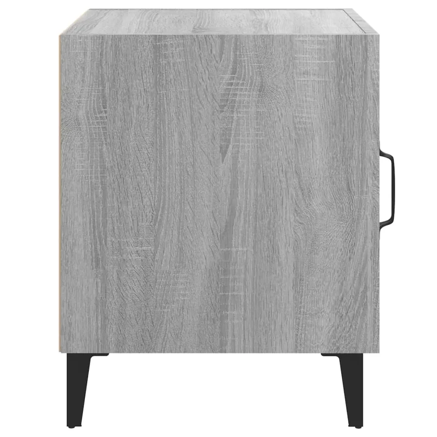 Table de chevet Sonoma gris Bois d'ingénierie - 4