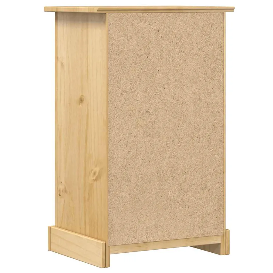 Table de chevet Corona 53x39x84 cm bois de pin massif - 6