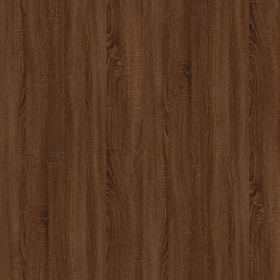 Meuble TV Chêne marron 102x44,5x50 cm Bois d'ingénierie - 9