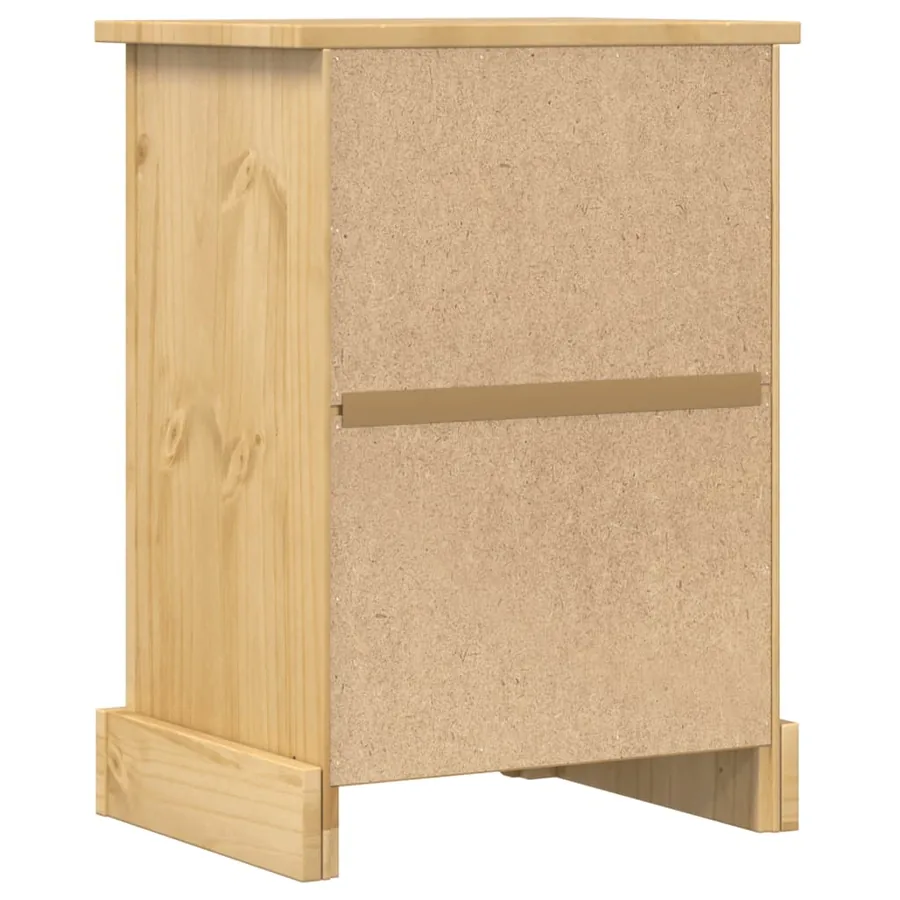 Table de chevet Corona 45x35x64 cm bois de pin massif - 6