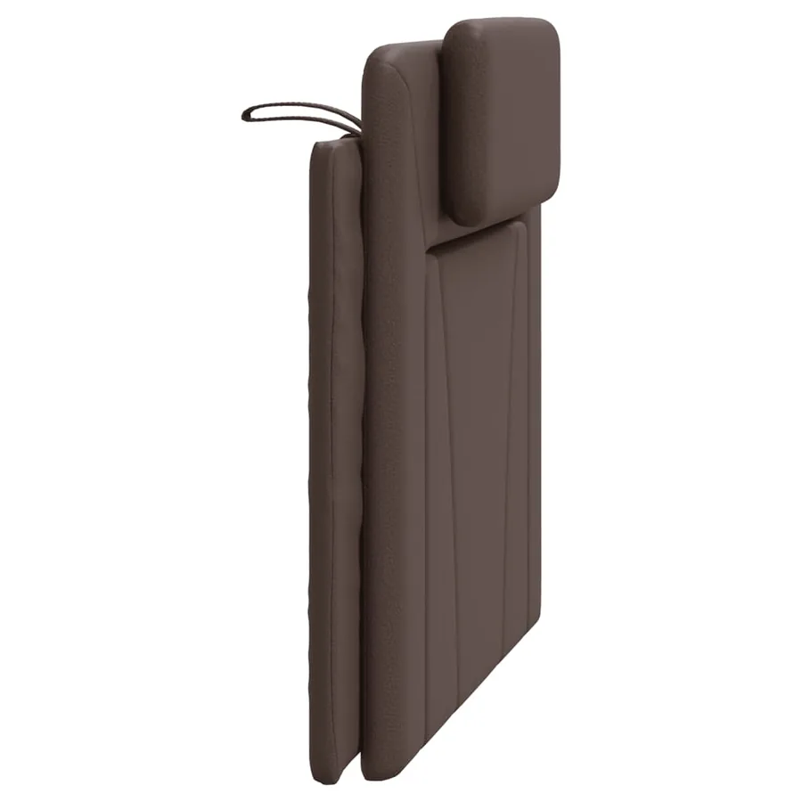 Coussin de tête de lit Viana marron 100 cm similicuir - 6