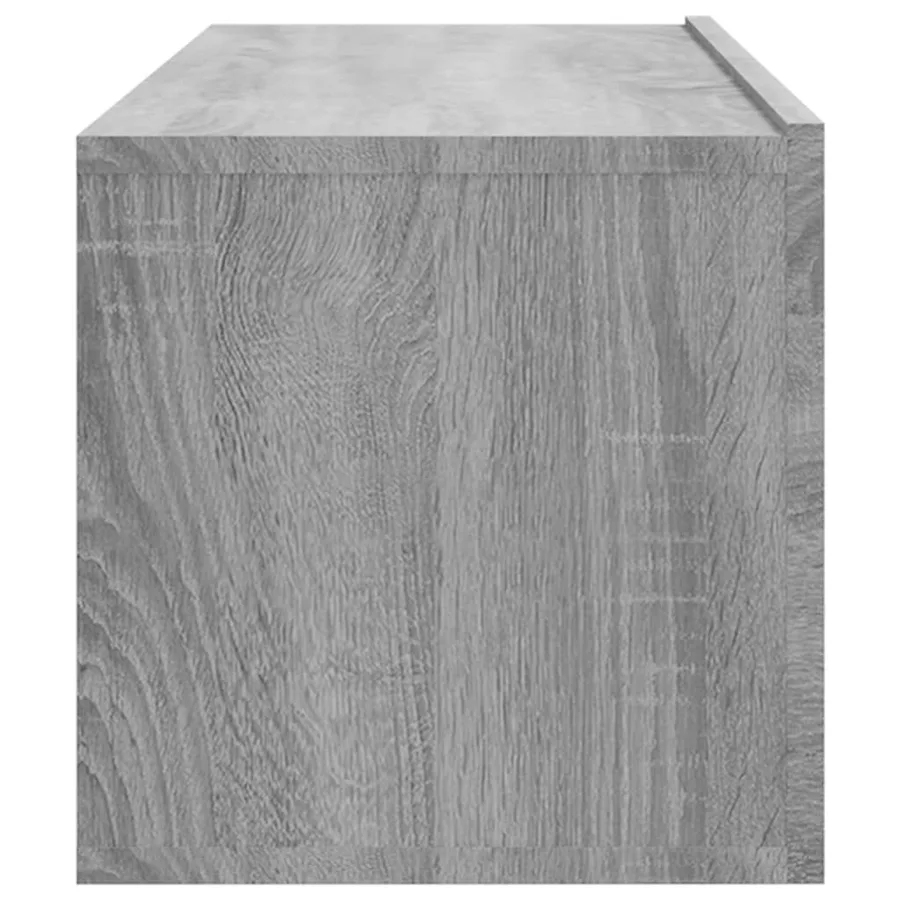Meubles TV muraux 4 pcs sonoma gris 100x30x30 cm - 6