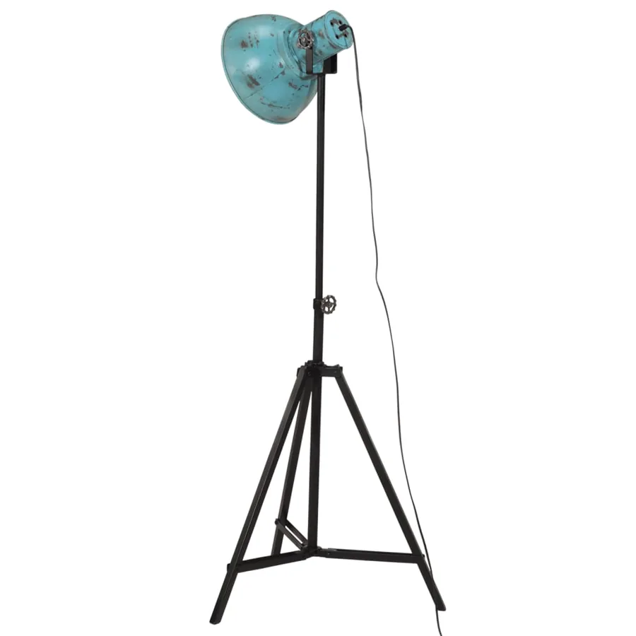 Lampadaire 25 W bleu délavé 61x61x90/150 cm E27 - 5