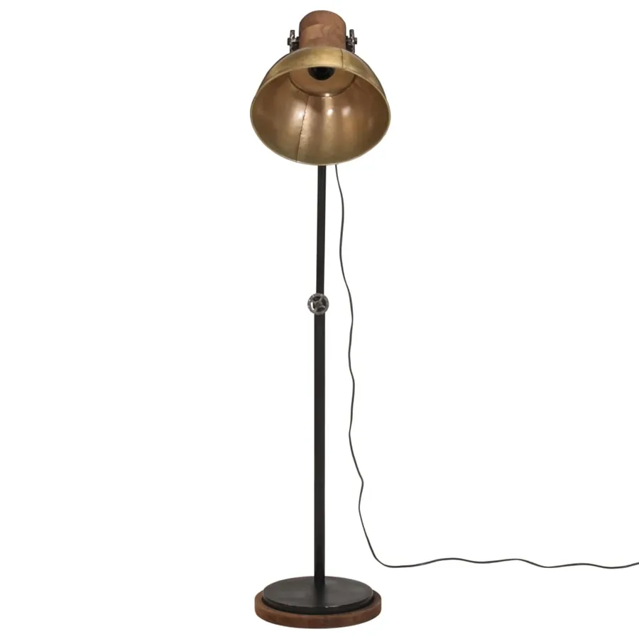 Lampadaire 25 W laiton antique 30x30x100-150 cm E27 - 3