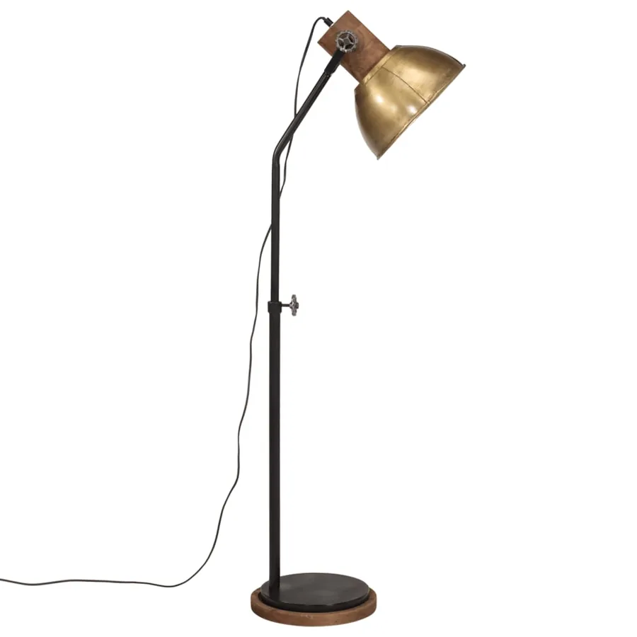 Lampadaire 25 W laiton antique 30x30x100-150 cm E27 - 4