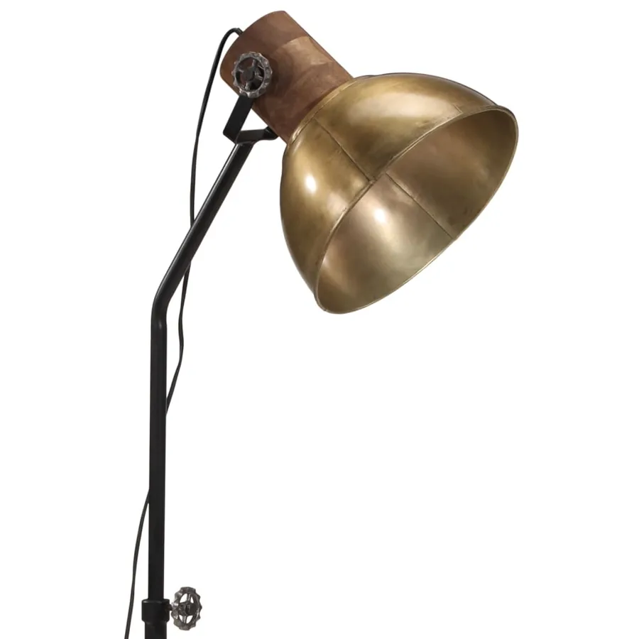 Lampadaire 25 W laiton antique 30x30x100-150 cm E27 - 7
