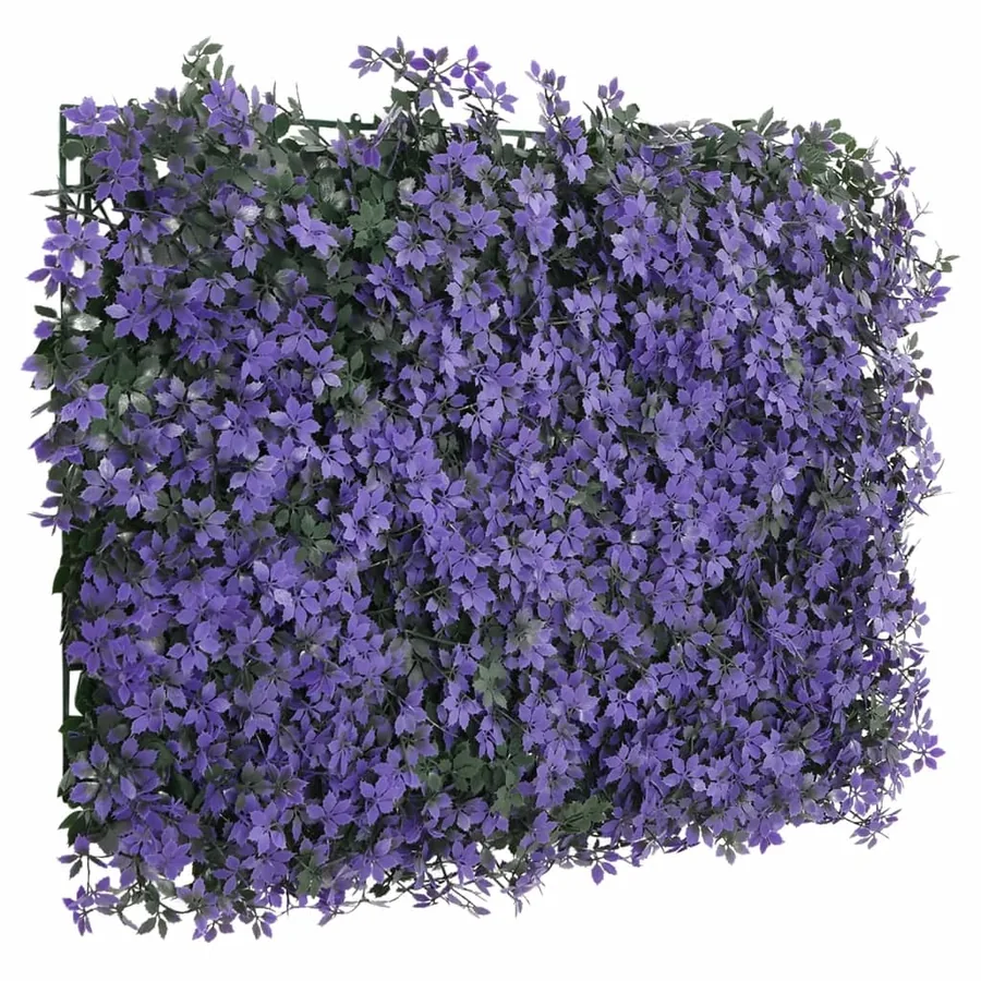 Clôture à feuilles artificielles 24 pcs violet 40x60 cm - 3