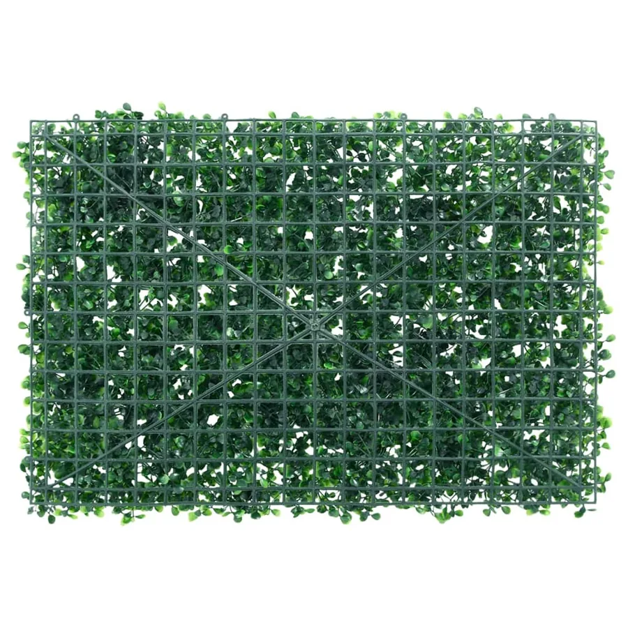Clôture à feuilles d’arbustes artificiels  6 pcs vert 40x60 cm - 4
