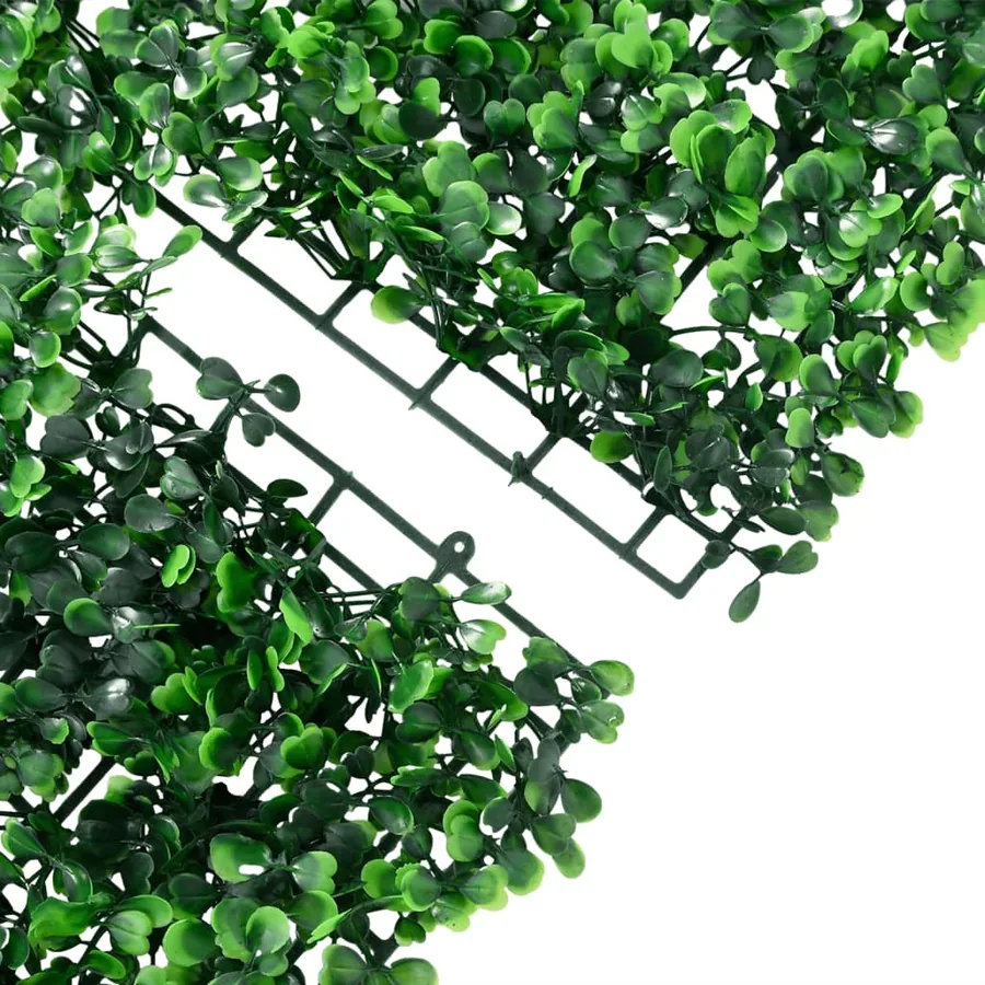 Clôture à feuilles d’arbustes artificiels  6 pcs vert 40x60 cm - 5