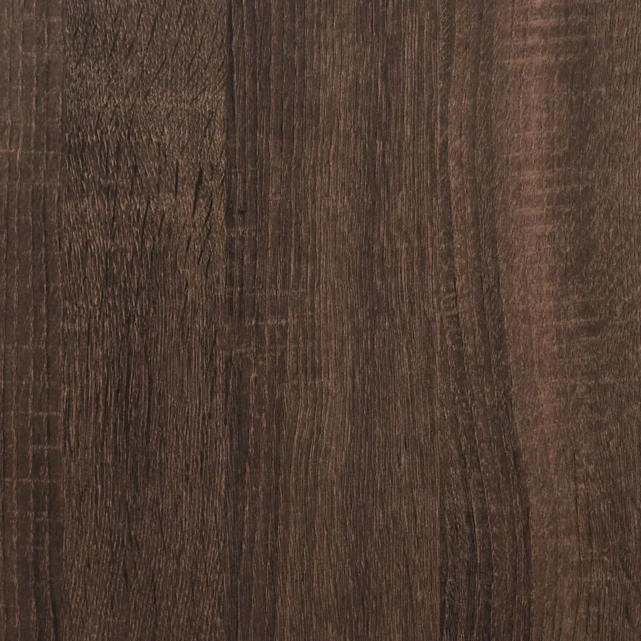 Support de boulanger chêne marron bois d’ingénierie et métal - 8