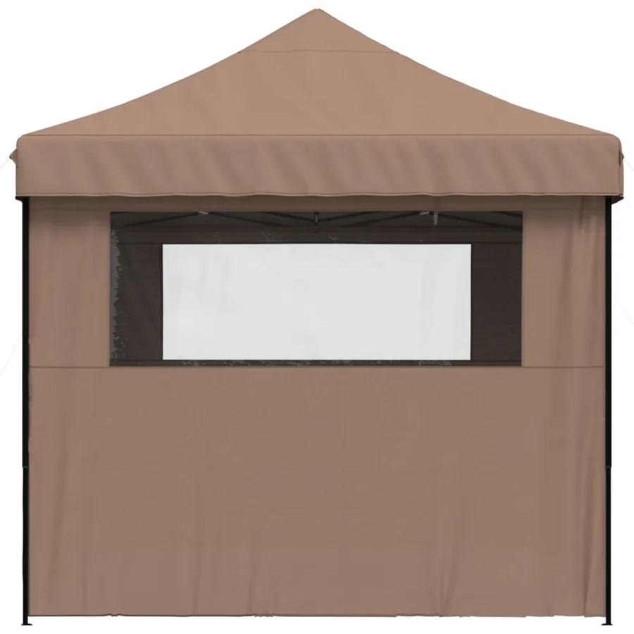 Tente de réception pliable escamotable avec 4 parois latérales - 4