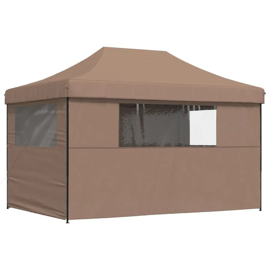 Tente de réception pliable escamotable avec 4 parois latérales - 5