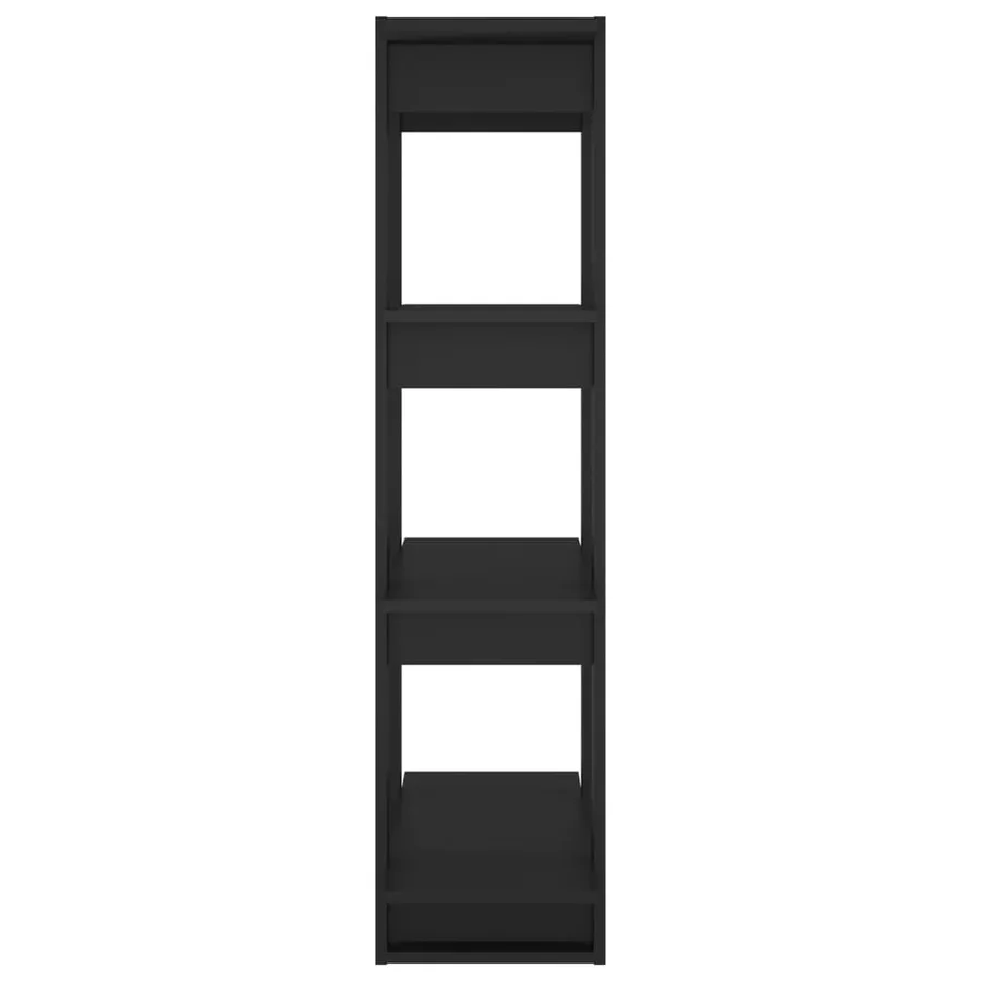 Bibliothèque/Séparateur de pièce Noir 80x30x123,5 cm - 6
