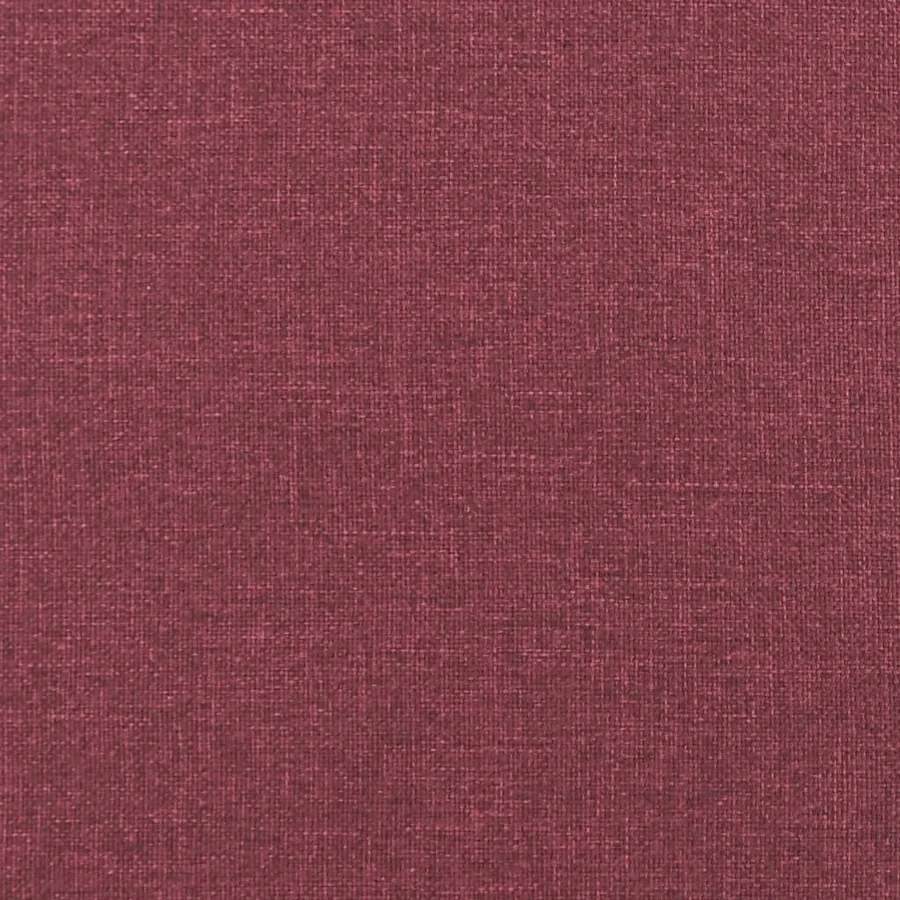 Canapé à 2 places Rouge bordeaux 120 cm Tissu - 7