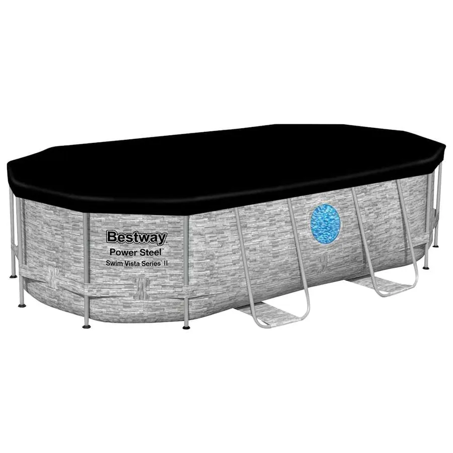 Bestway Ensemble de piscine Power Steel 427x250x100 cm - 2