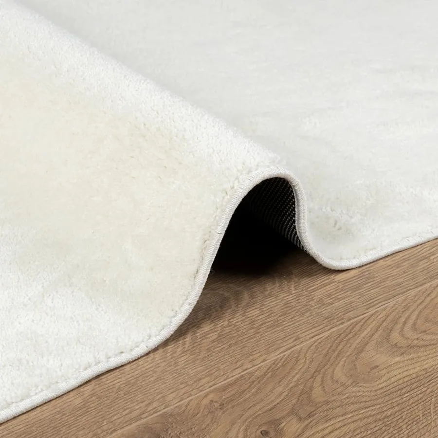 Tapis OVIEDO à poils courts crème 240x340 cm - 6