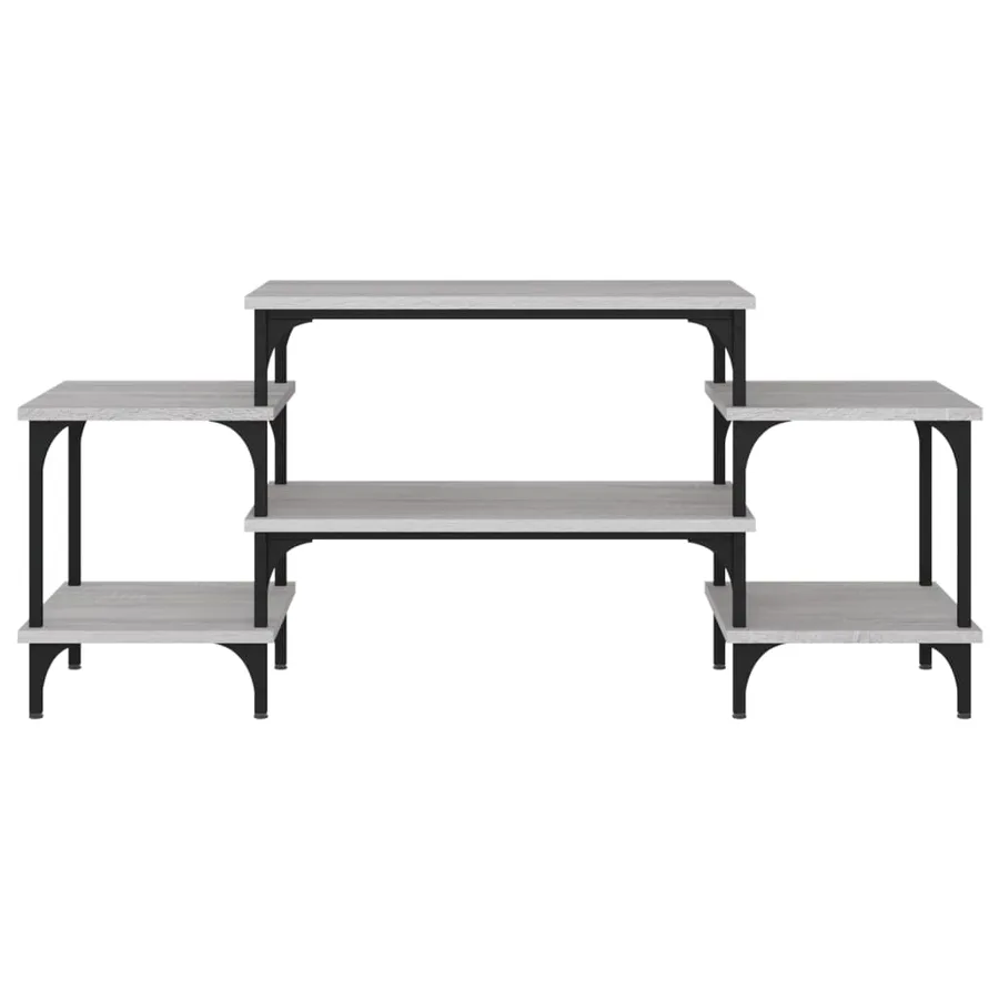 Meuble TV Sonoma gris 117x35x52 cm Bois d'ingénierie - 5