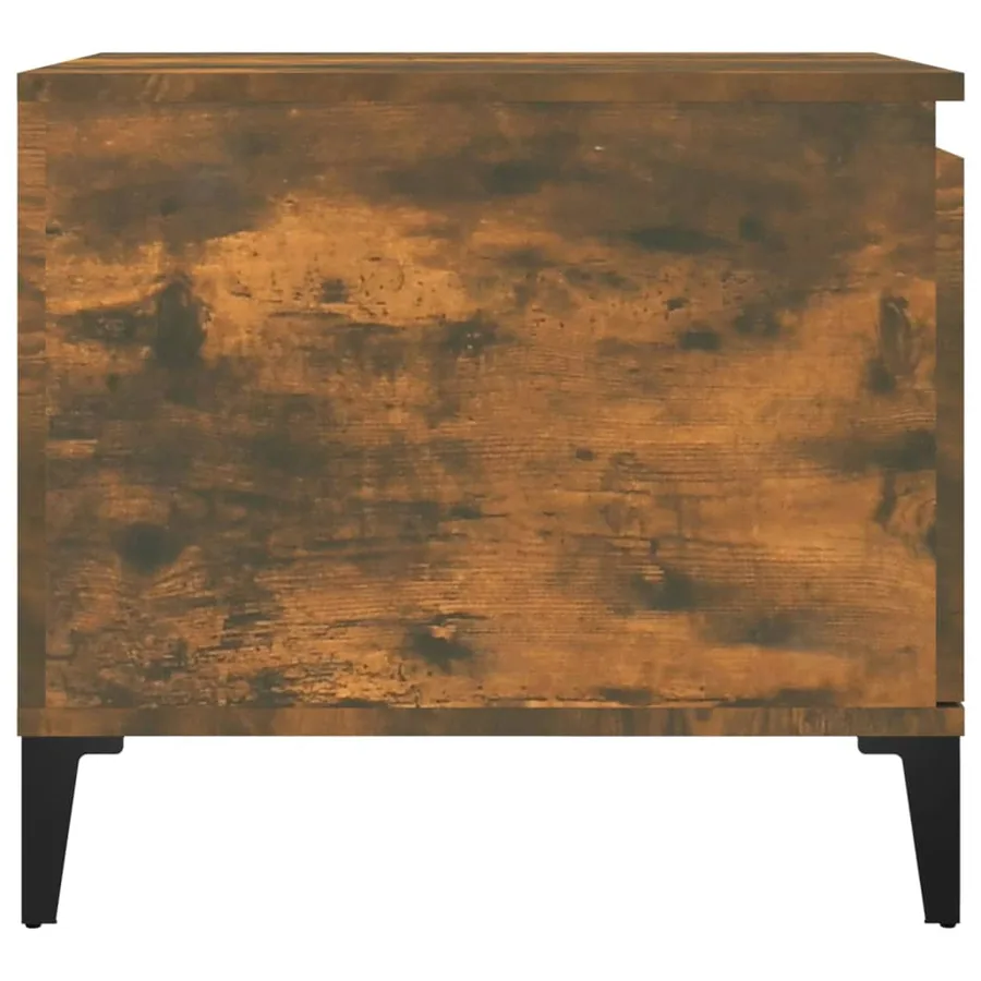 Table basse Chêne fumé 100x50x45 cm Bois d'ingénierie - 7