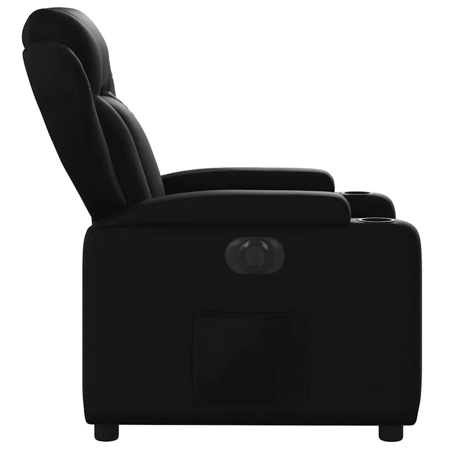 Fauteuil inclinable électrique Noir Similicuir - 10