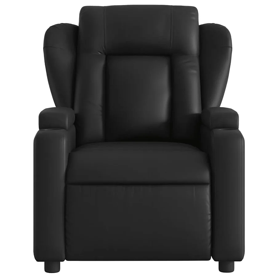 Fauteuil inclinable électrique Noir Similicuir - 9