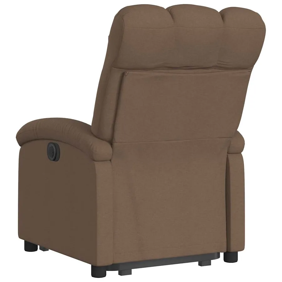 Fauteuil inclinable Marron Tissu - 5