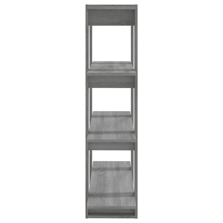 Bibliothèque/Séparateur de pièce Sonoma gris 100x30x123,5 cm - 4