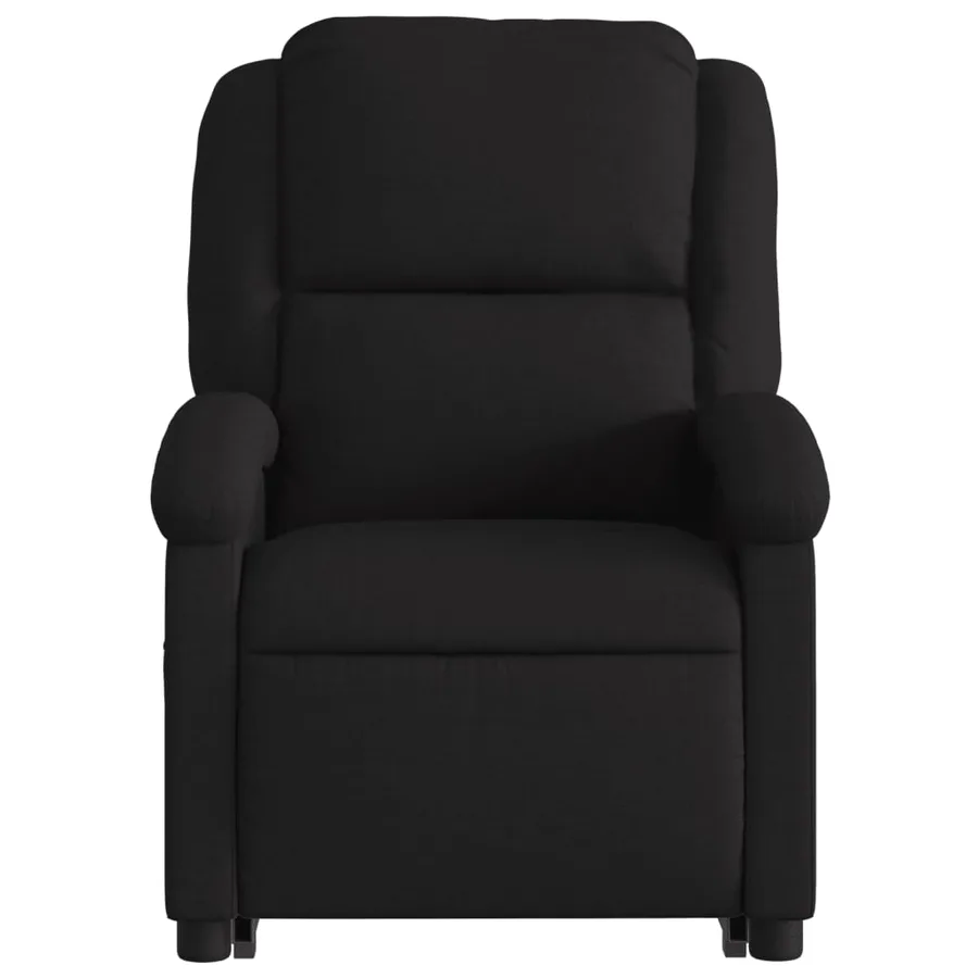Fauteuil inclinable noir tissu - 9
