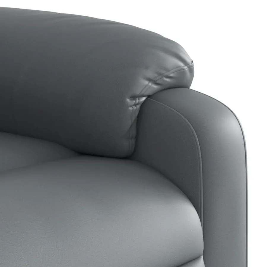 Fauteuil inclinable Gris Similicuir - 11