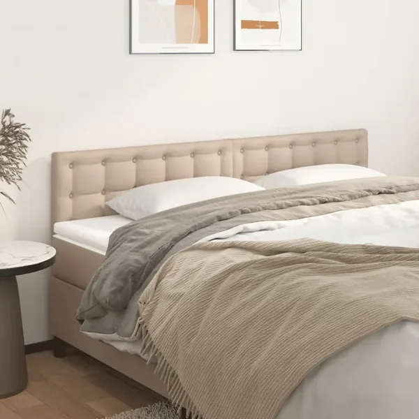 Têtes de lit Cappuccino 200x5x78/88 cm Similicuir