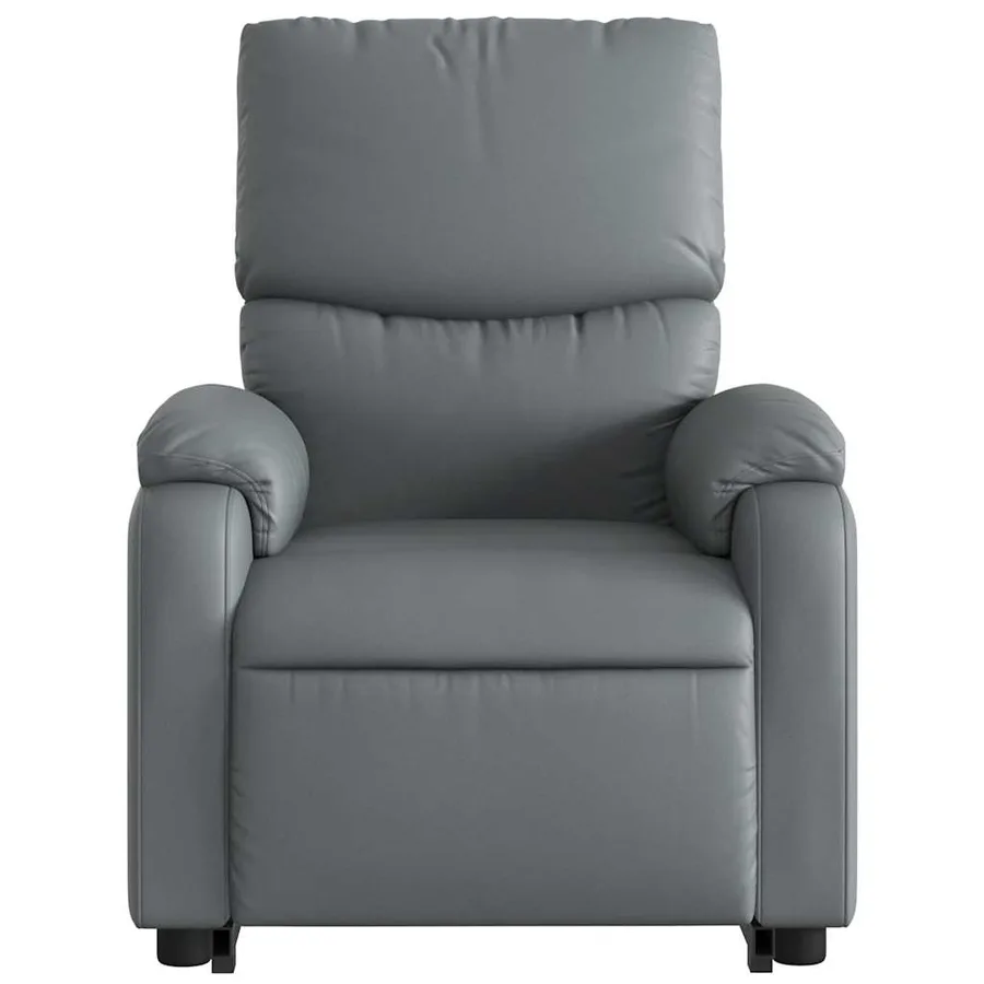 Fauteuil inclinable de massage Gris Similicuir - 9