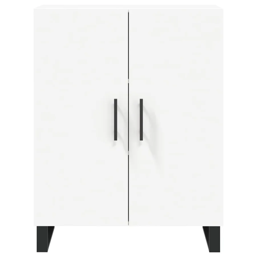 Buffet blanc 69,5x34x90 cm bois d'ingénierie - 5