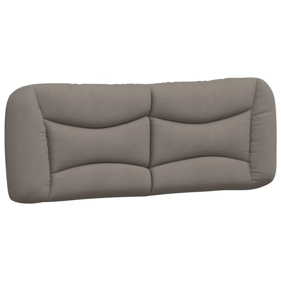 Coussin de tête de lit Hvar taupe 140 cm tissu - 2