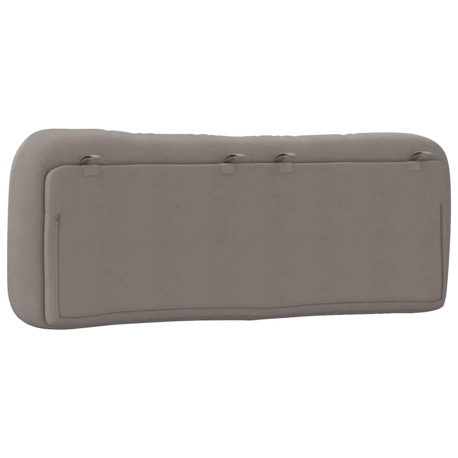 Coussin de tête de lit Hvar taupe 140 cm tissu - 7