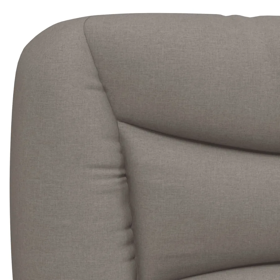 Coussin de tête de lit Hvar taupe 140 cm tissu - 8