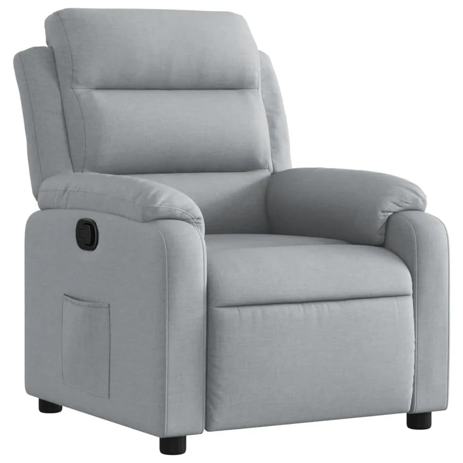 Fauteuil inclinable Gris clair Tissu - 2