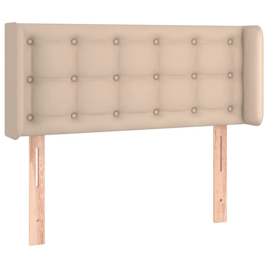 Tête de lit avec oreilles Cappuccino 83x16x78/88 cm Similicuir - 2