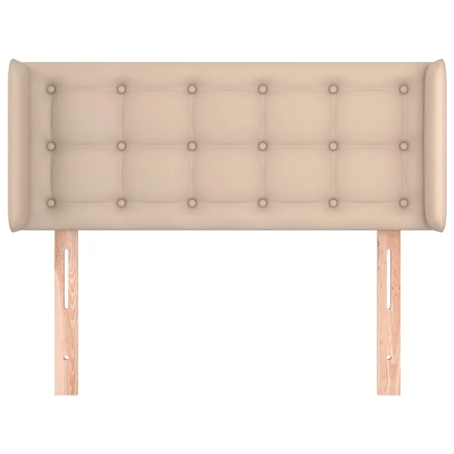 Tête de lit avec oreilles Cappuccino 83x16x78/88 cm Similicuir - 3
