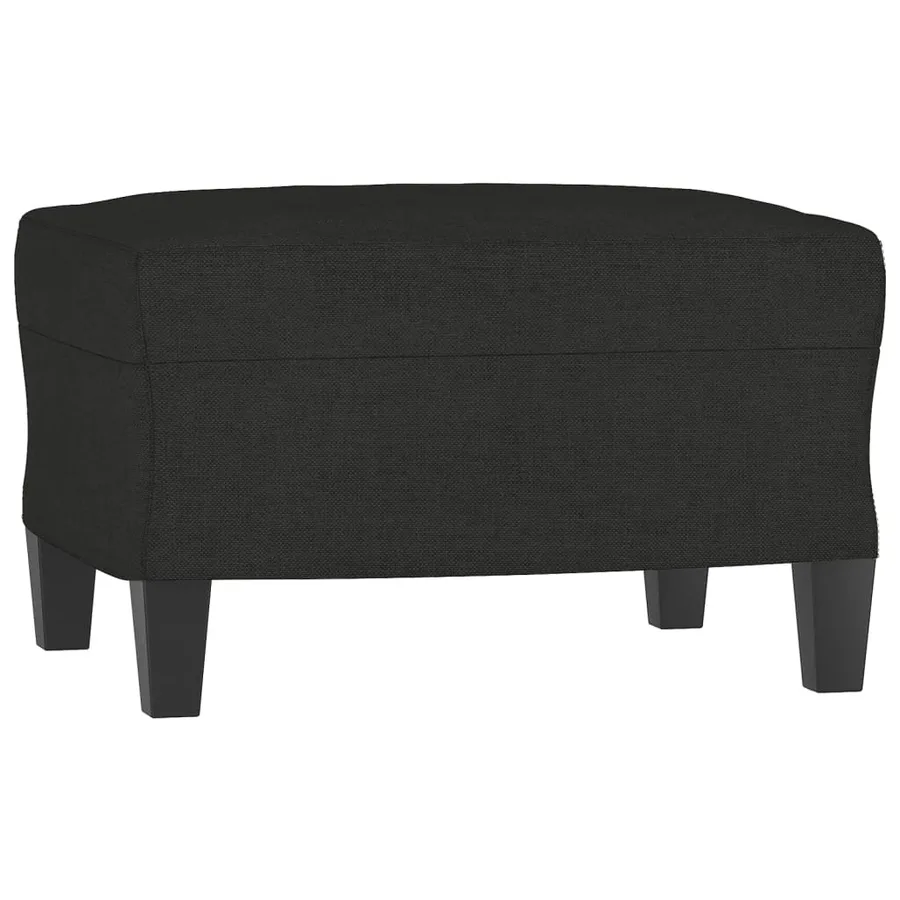 Ensemble de canapés 3 pcs noir tissu - 5