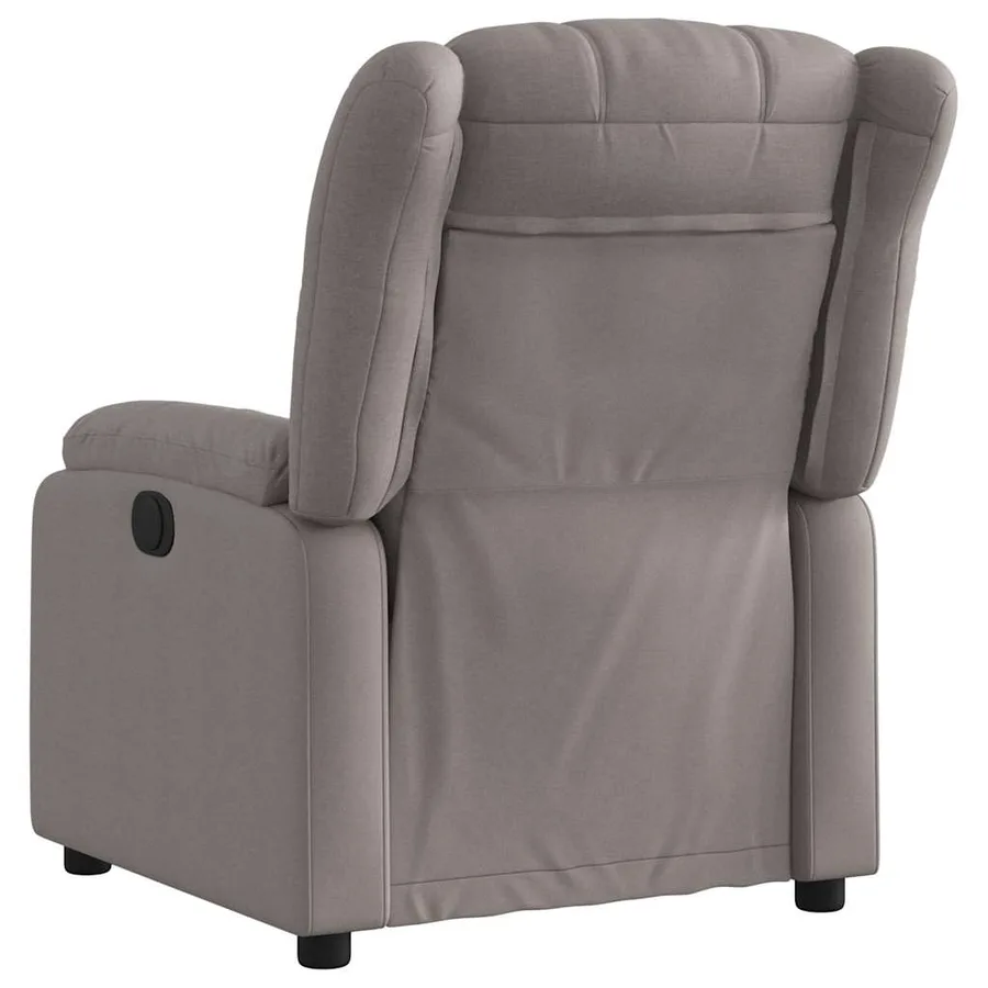 Fauteuil inclinable électrique Taupe Tissu - 5