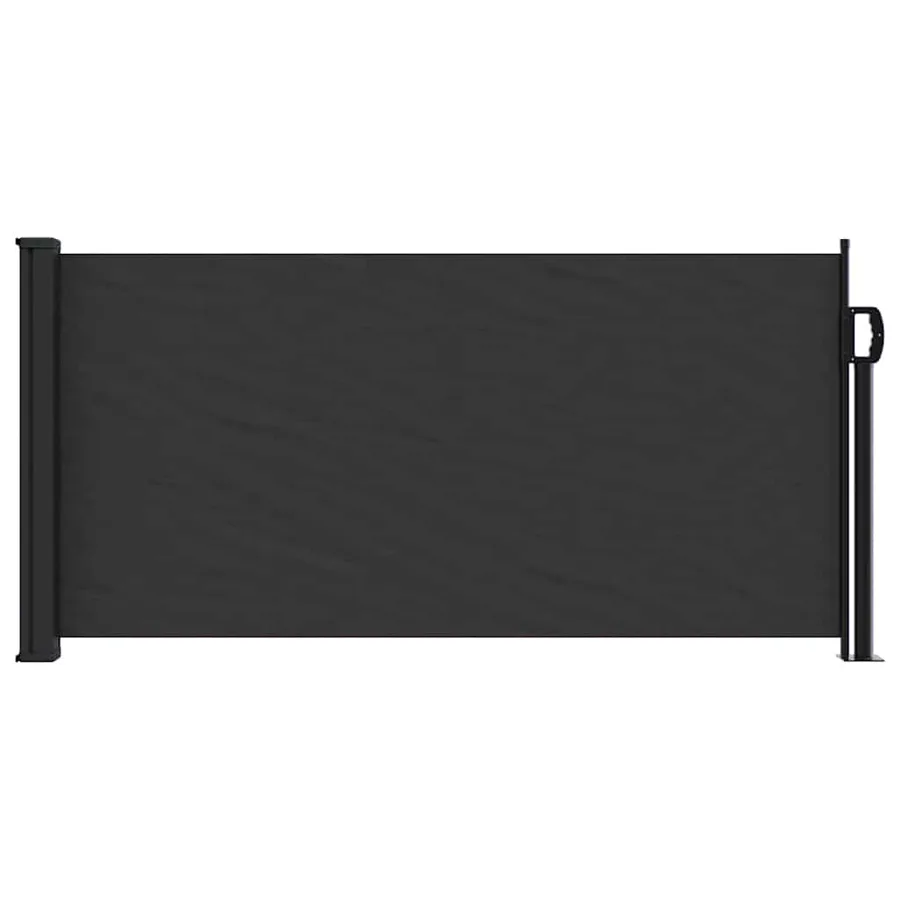 Auvent latéral rétractable noir 100x300 cm - 4