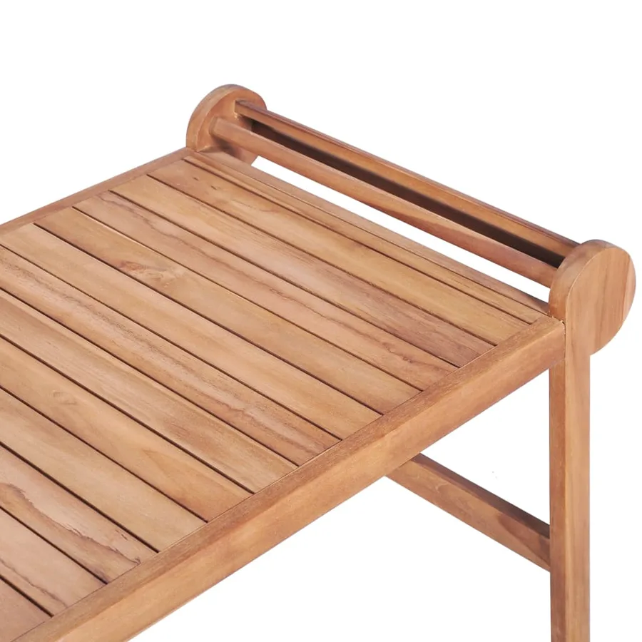 Table basse 100x50x45 cm Teck solide - 6