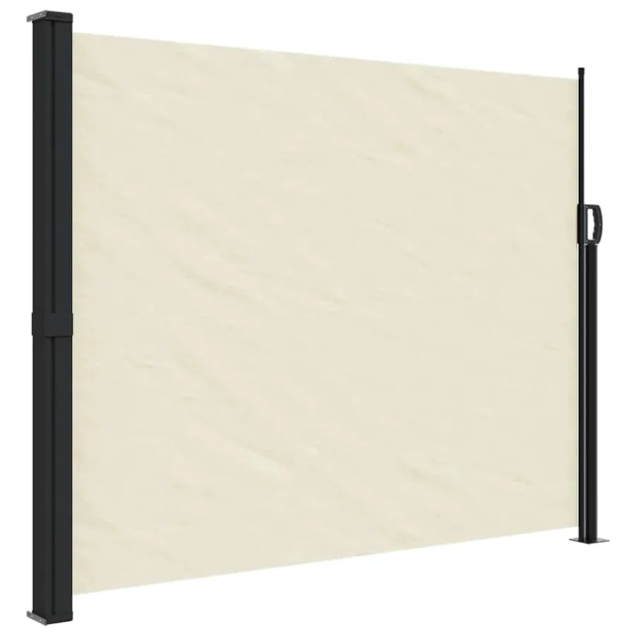 Auvent latéral rétractable crème 160x600 cm - 2
