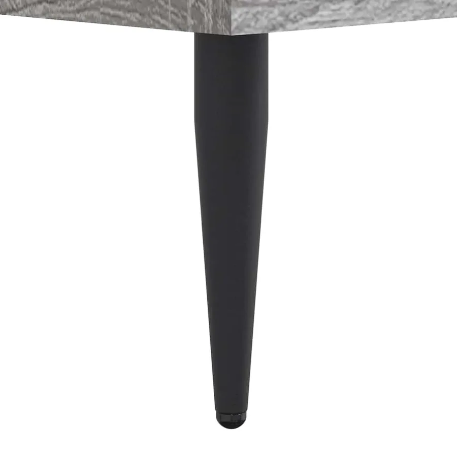 Cadre de lit sans matelas sonoma gris 140x200 cm - 8