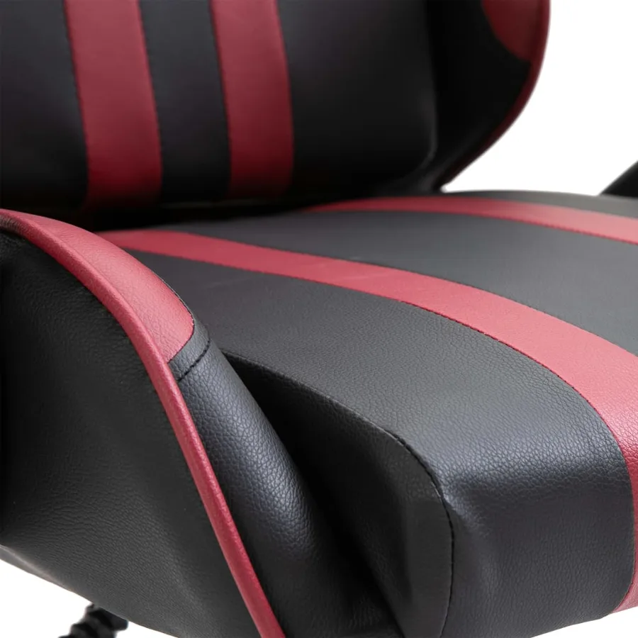Chaise de jeu Rouge bordeaux Similicuir - 6